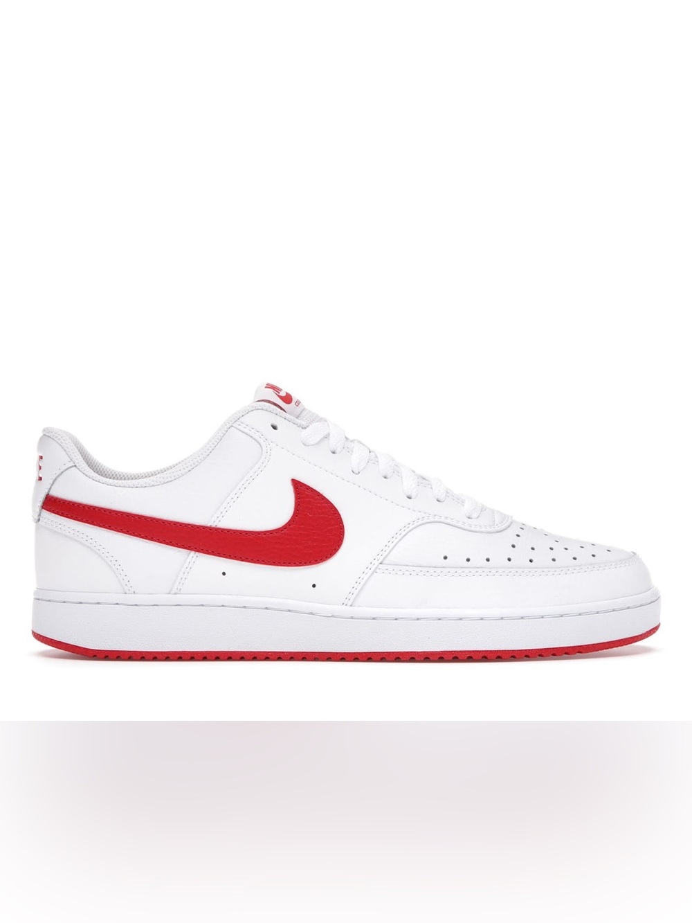 Worn Once! Nike Court Vision Low Next Nature Red/White